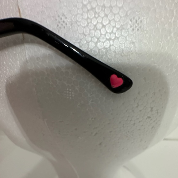 Betsey Johnson Oversized Black Sunglasses with Gradient Lenses Vintage Y2K main image 7